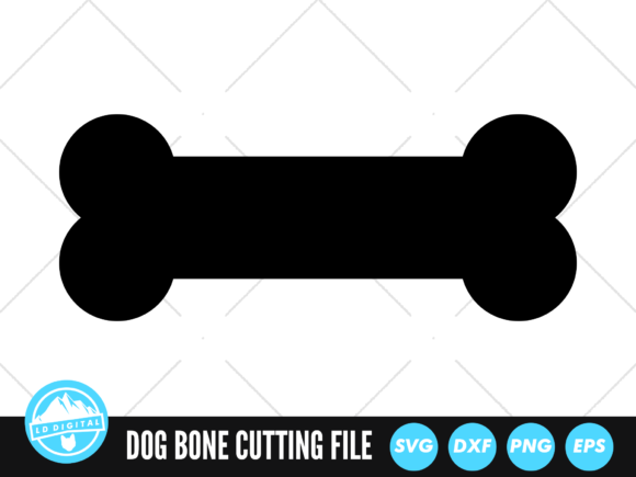 Dog Bone SVG Files Dog Bone Silhouette