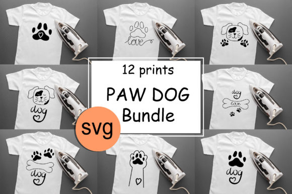 Paw Dog Print Bundle