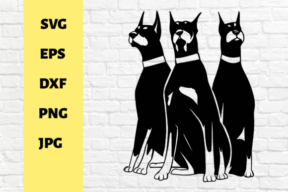 Security Doberman SVG: Dog Boss SVG